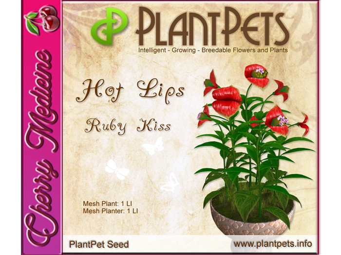 PlantPet Seed [Hot Lips *Ruby Kiss*]