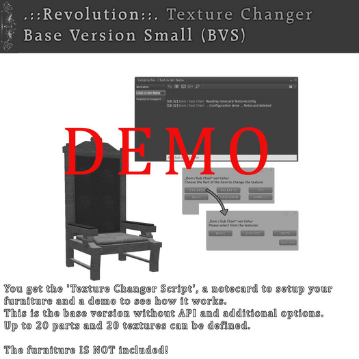 .::Revolution::. Texture Changer DEMO