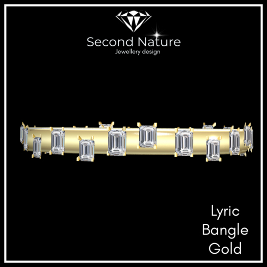 SNJ Lyric Bangle Gold ADD!