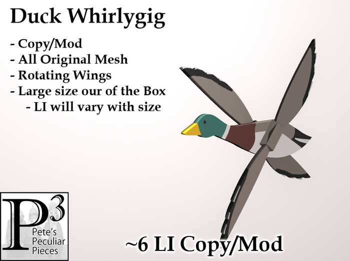 [P3] - Duck Whirlygig