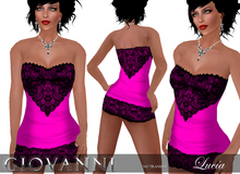 ***GIOVANNI*** LUCIA minidress FUCHSIA