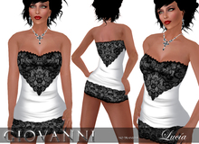 ***GIOVANNI*** LUCIA minidress WHITE