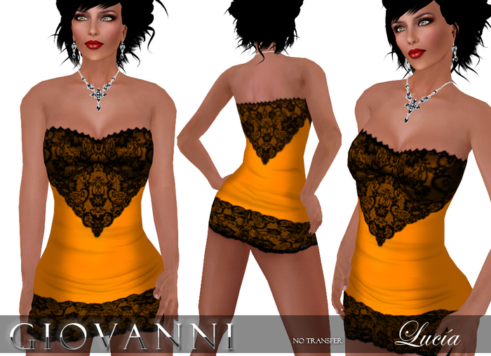***GIOVANNI*** LUCIA minidress ORANGE