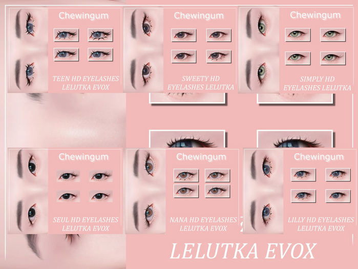 Chewingum BLOGGER PACK EYELASHES HUD EVOX   BOX