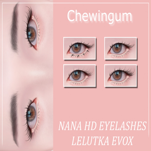 Chewingum NANA EYELASHES HUD EVOX