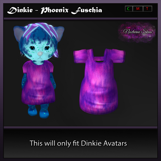 .:.Nocturne Skies.:. Dinkie Phoenix Fuschia