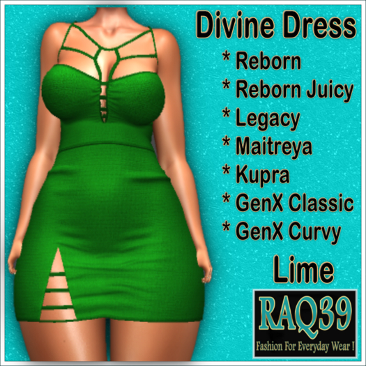 [R39] Divine Dress-Lime