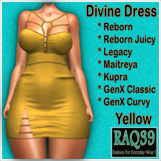 [R39] Divine Dress-Yellow