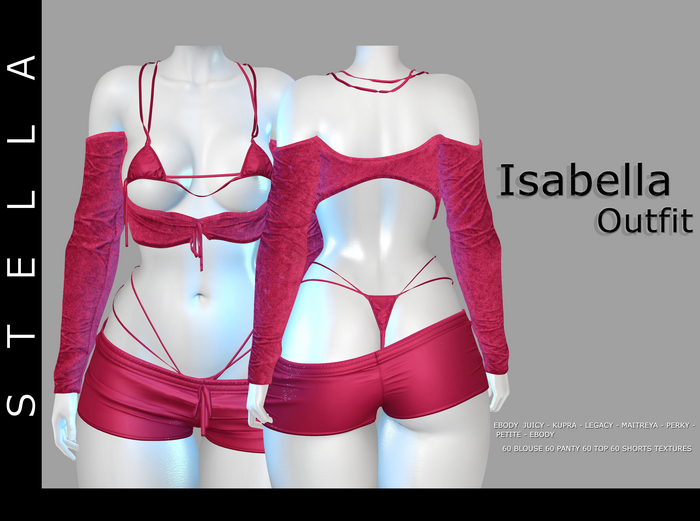 {ST} Isabella Outfit *FATPACK*