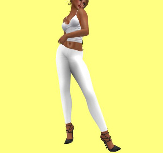 white leggings