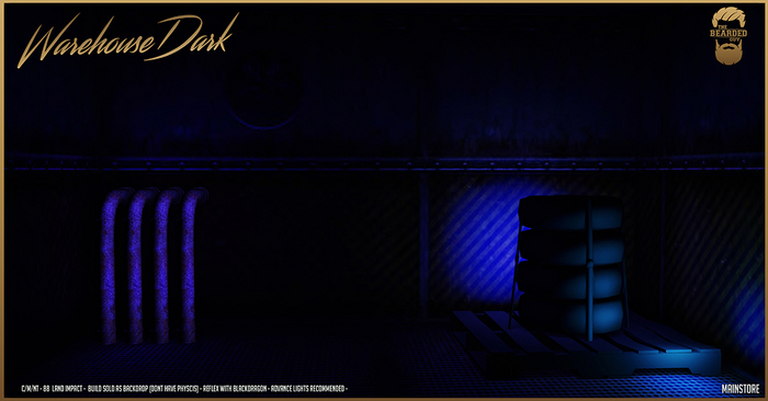 Warehouse Dark Backdrop - The Bearded Guy