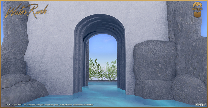 Water Rush Backdrop - The Bearded Guy