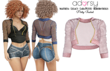 adorsy - Polly Jacket Soft Pink - Maitreya/Legacy-Nerido/Lara Petite/Reborn-Juicy-Rolls