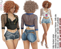 adorsy - Polly Jacket Fatpack - Maitreya/Legacy-Nerido/Lara Petite/Reborn-Juicy-Rolls