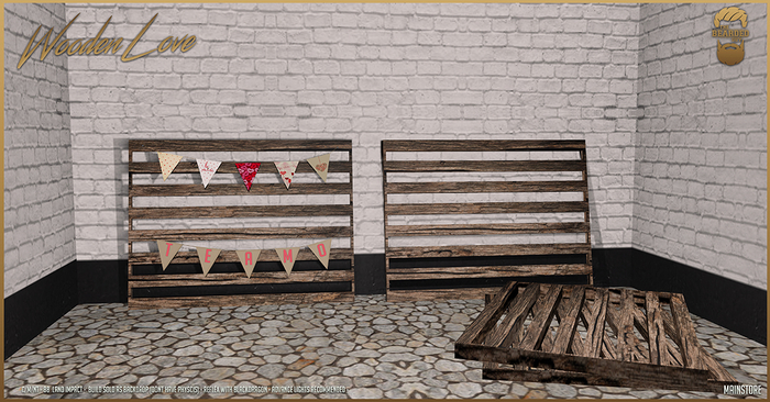 Wooden Love Backdrop - The Bearded Guy
