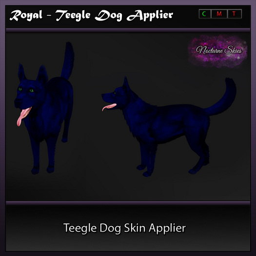 .:.Nocturne Skies.:. Royal Teegle Dog Applier