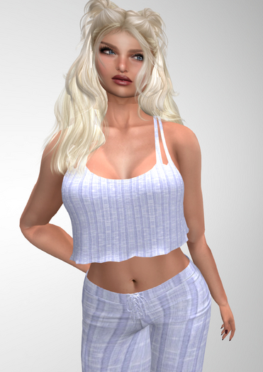 ZJS GISELLE  LOOSE FITTING PANTS AND TOP VIOLET-MAITREYA-FREYA-HG-LEGACY-ISIS