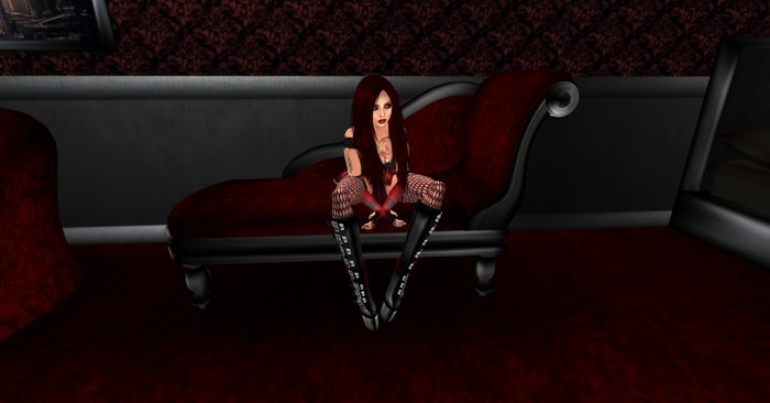 Promo "HELLFIRE" Red Chaise Lounger copy (Boxed)