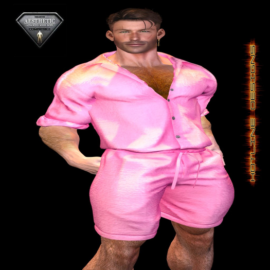HOTLINE PLAY SUIT PINK AESTHETIC