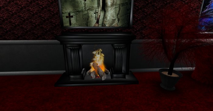Promo "HELLFIRE"Gothic Fireplace Copy(Boxed)