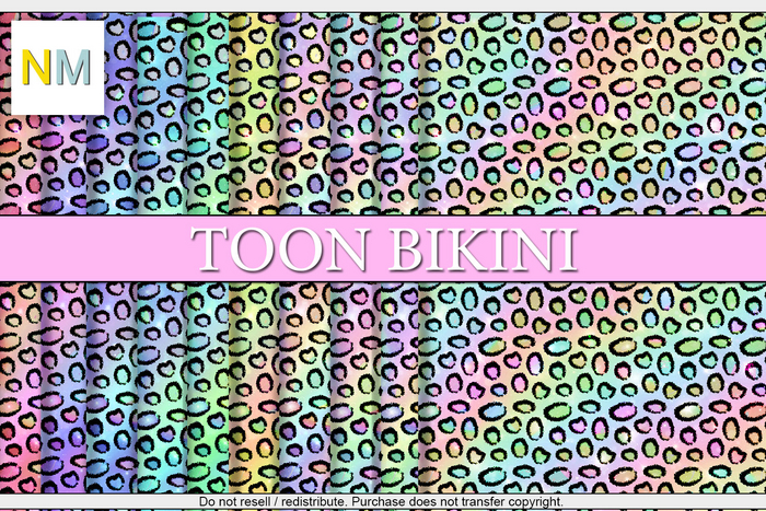 Full Perm Textures Toon Bikini