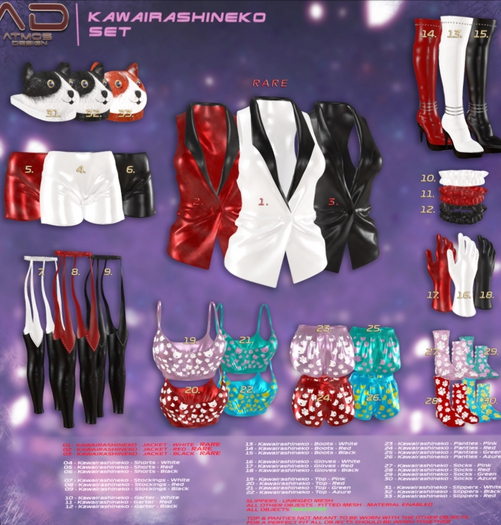 02 [AD] - RARE - Kawairashineko - Jacket - Red - LEGACY