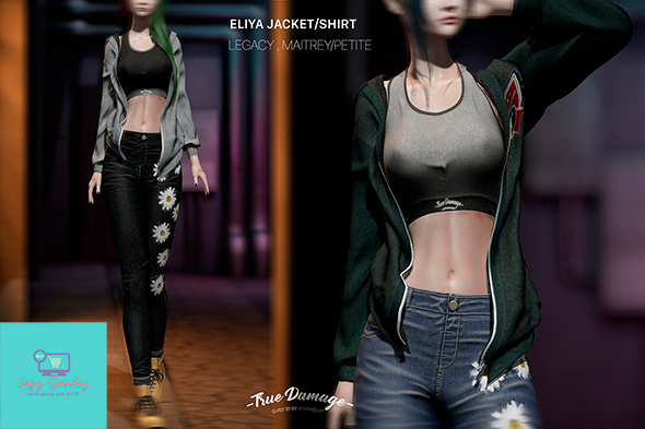 True Damage-Eliya Jacket Black