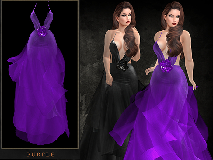 GGVG ISHA GOWN PURPLE