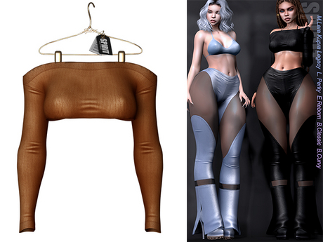 Second Life Marketplace - SPIRIT - Becca top [GINGER]