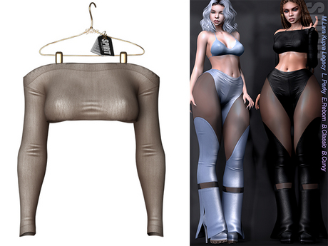 Second Life Marketplace - SPIRIT - Becca top [NUDE]