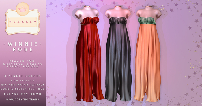 -JELLY.- Winnie Robe Purple