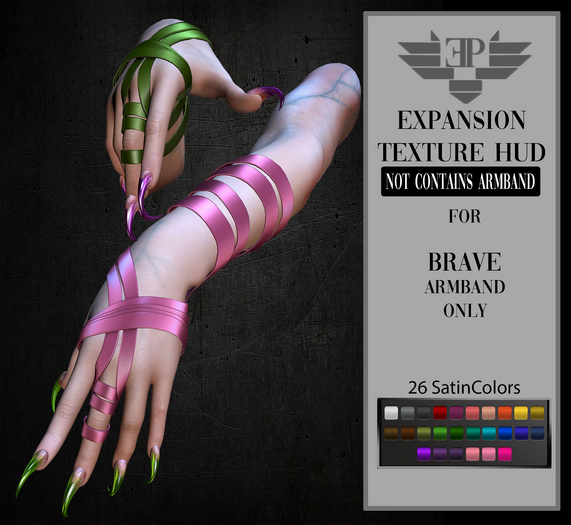 EXPANSION for L'Emporio&PL::*Brave*::for ARMBAND 26 SatinColors
