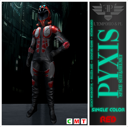 L'Emporio&PL::*Pyxis*:: Space Suit & Helmet -RedSilver
