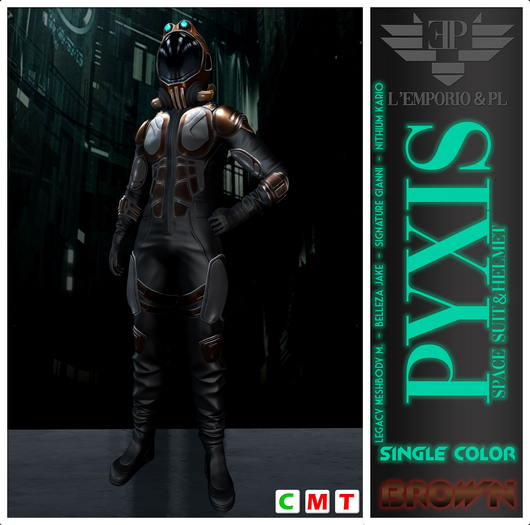 L'Emporio&PL::*Pyxis*:: Space Suit & Helmet -BrownSilver