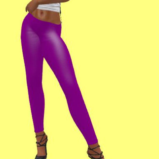 purple leggings