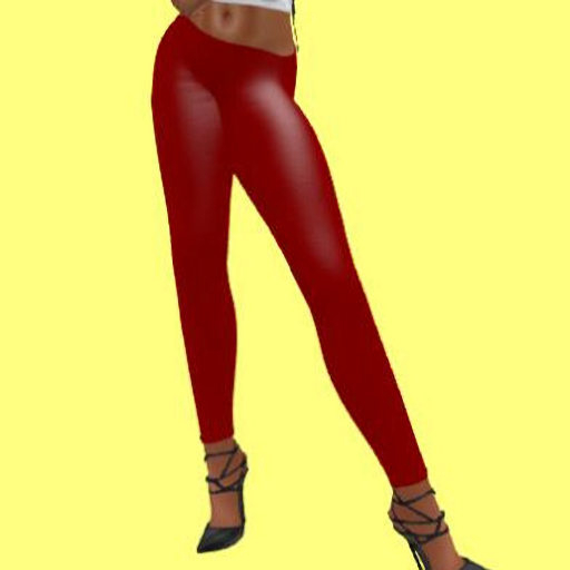 red leggings
