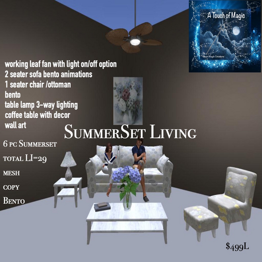 6 pc. SummerSet Living-Box Bento LI=29