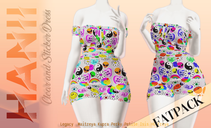 HANII - Clear&Sticker Dress FATPACK