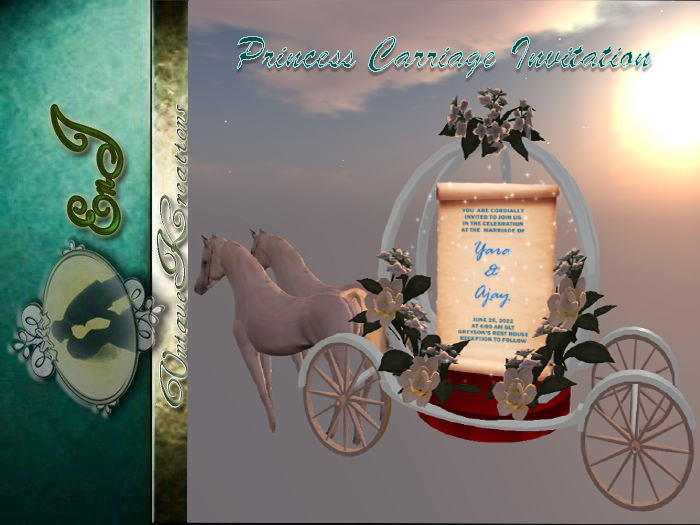 Princess Carriage Invitation