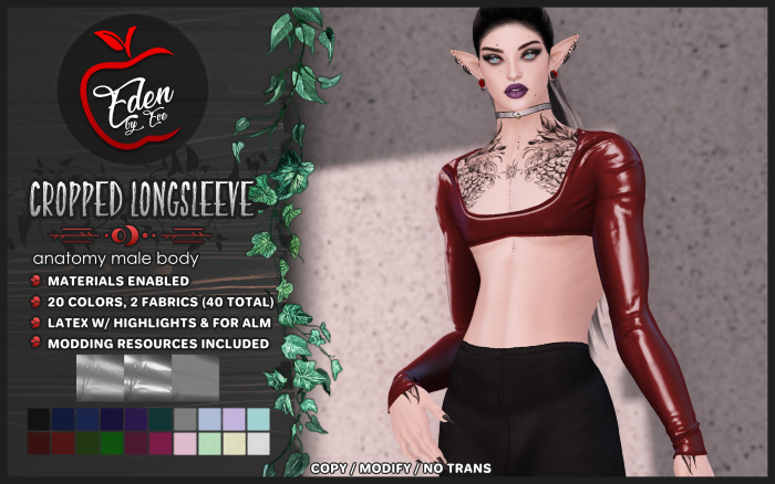 Eden // Cropped Longsleeve