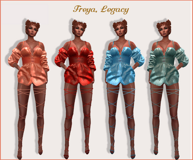 Demo Linda Dress and Strappy Boots Maitreya,Freya,Isis,HG, 02