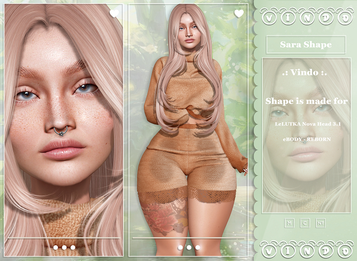 .: Vindo Sara Shape :.