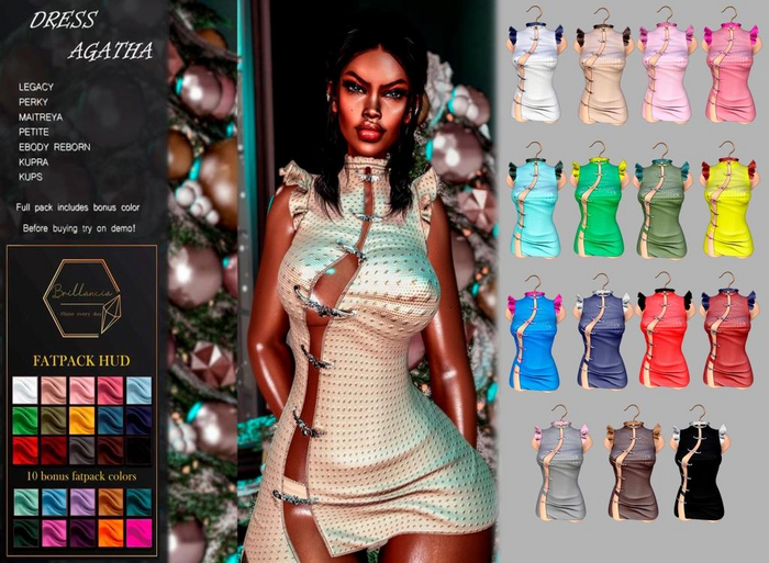 DEMO *BRILLANCIA* - Dress Agatha FULLPACK