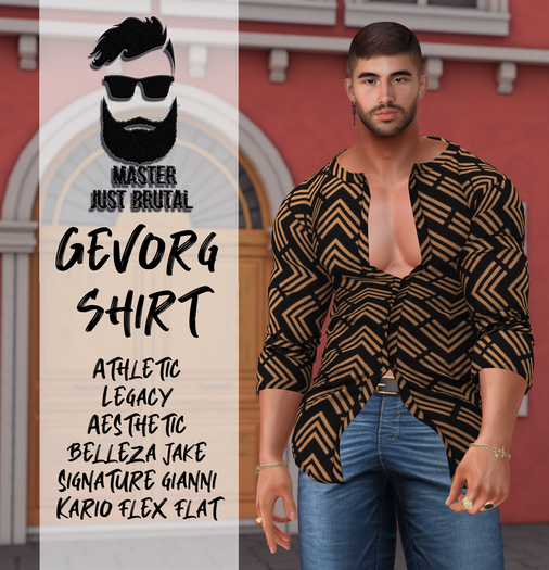 MJB Gevorg Shirt - art-deco-print