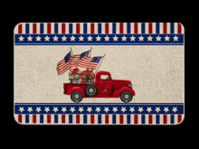 *6KW* FULL PERM Independence Day Welcome Mat Texture #5