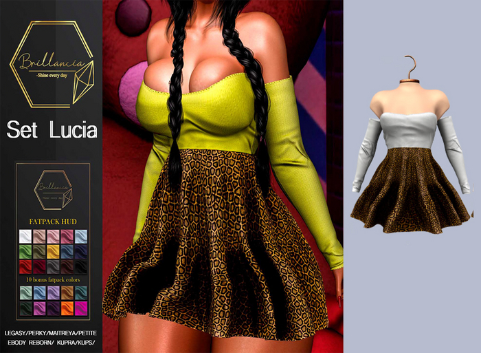 BRILLANCIA - set Lucia white