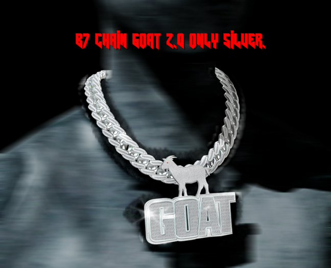 B7 CHAIN GOAT 2.0 ONLY SILVER.