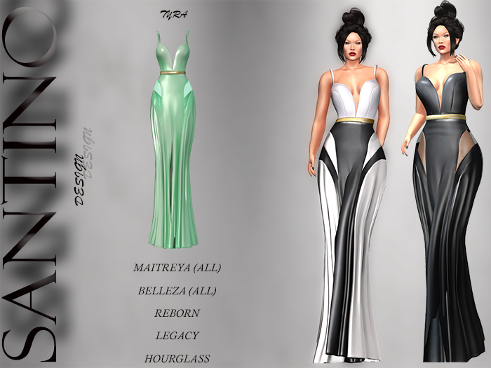 Santino Design -Gown-Green