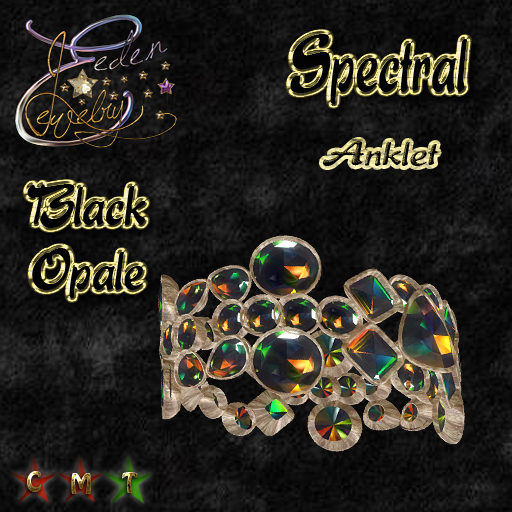 ANKLET SPECTRALE BLACK OPALE