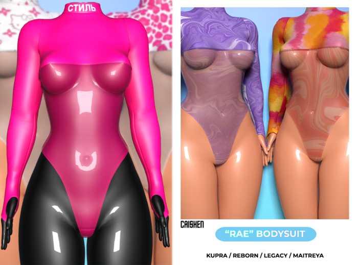 CAISHEN - "Rae" Bodysuit (Pink) [UNPACKER]